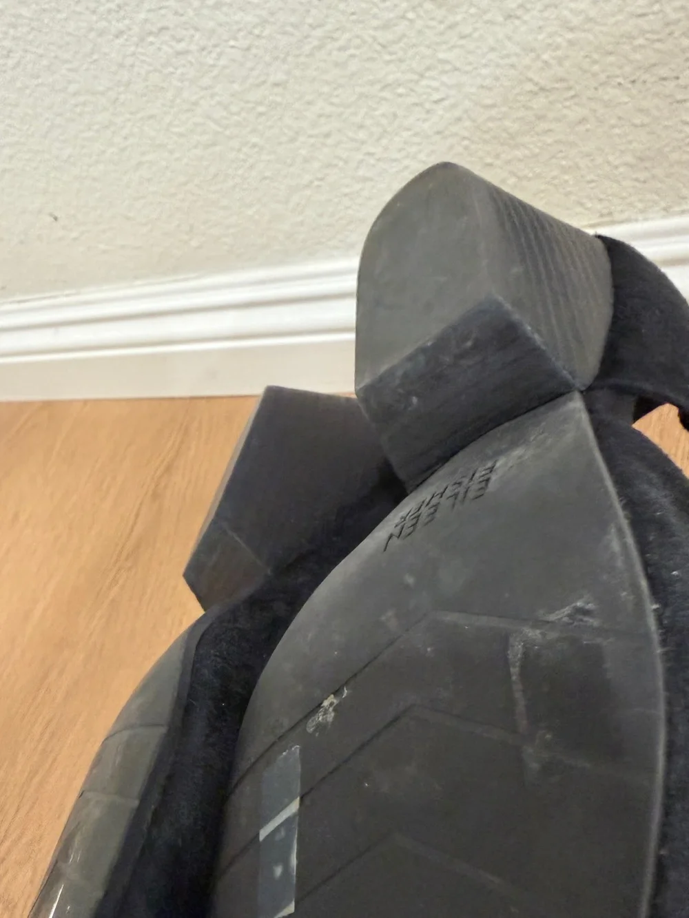 Eileen Fisher Lily Pump Black Suede D'Orsay Heels Size 8.5